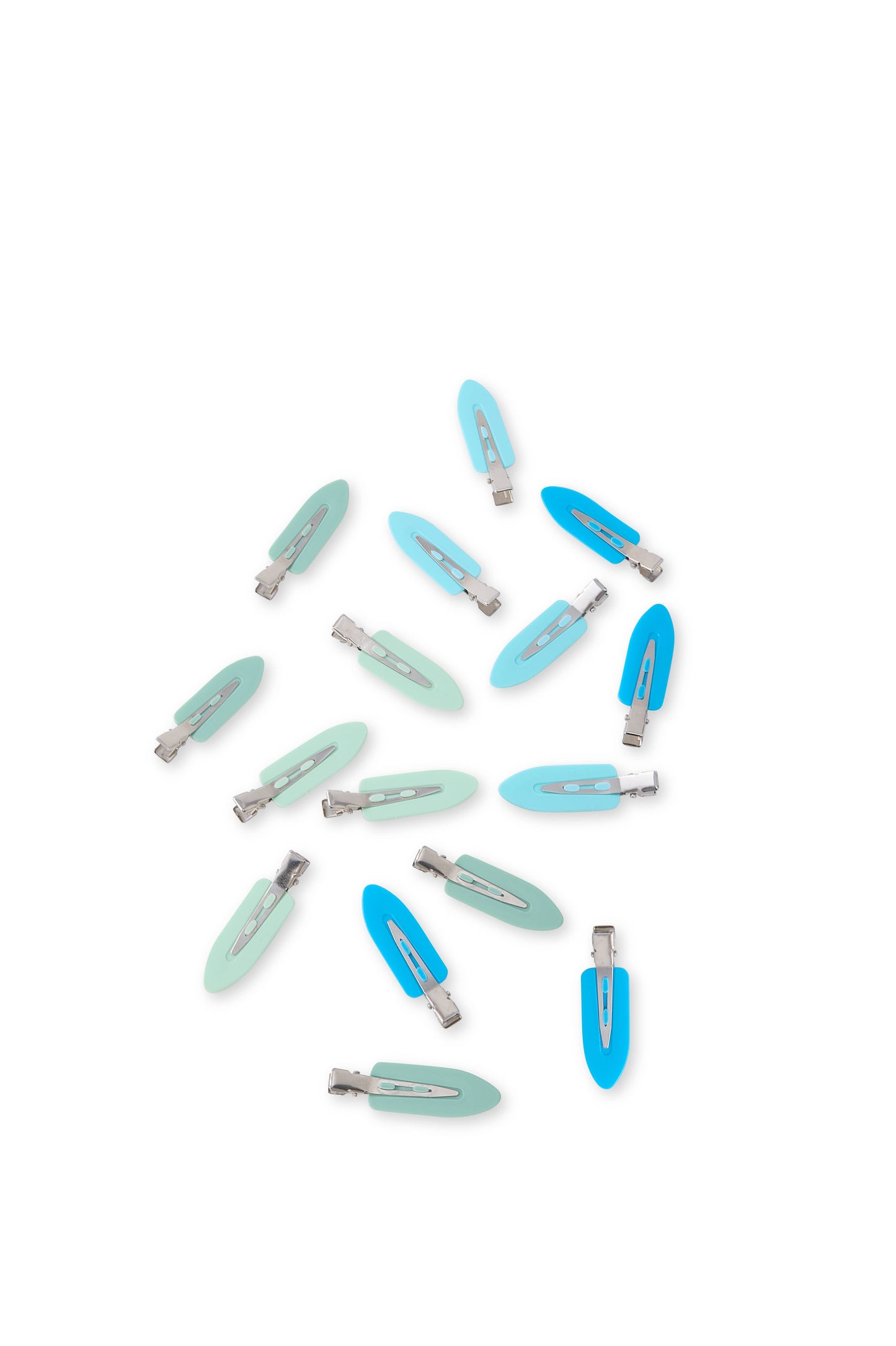 16 PC Creaseless Clips - Seafoam
