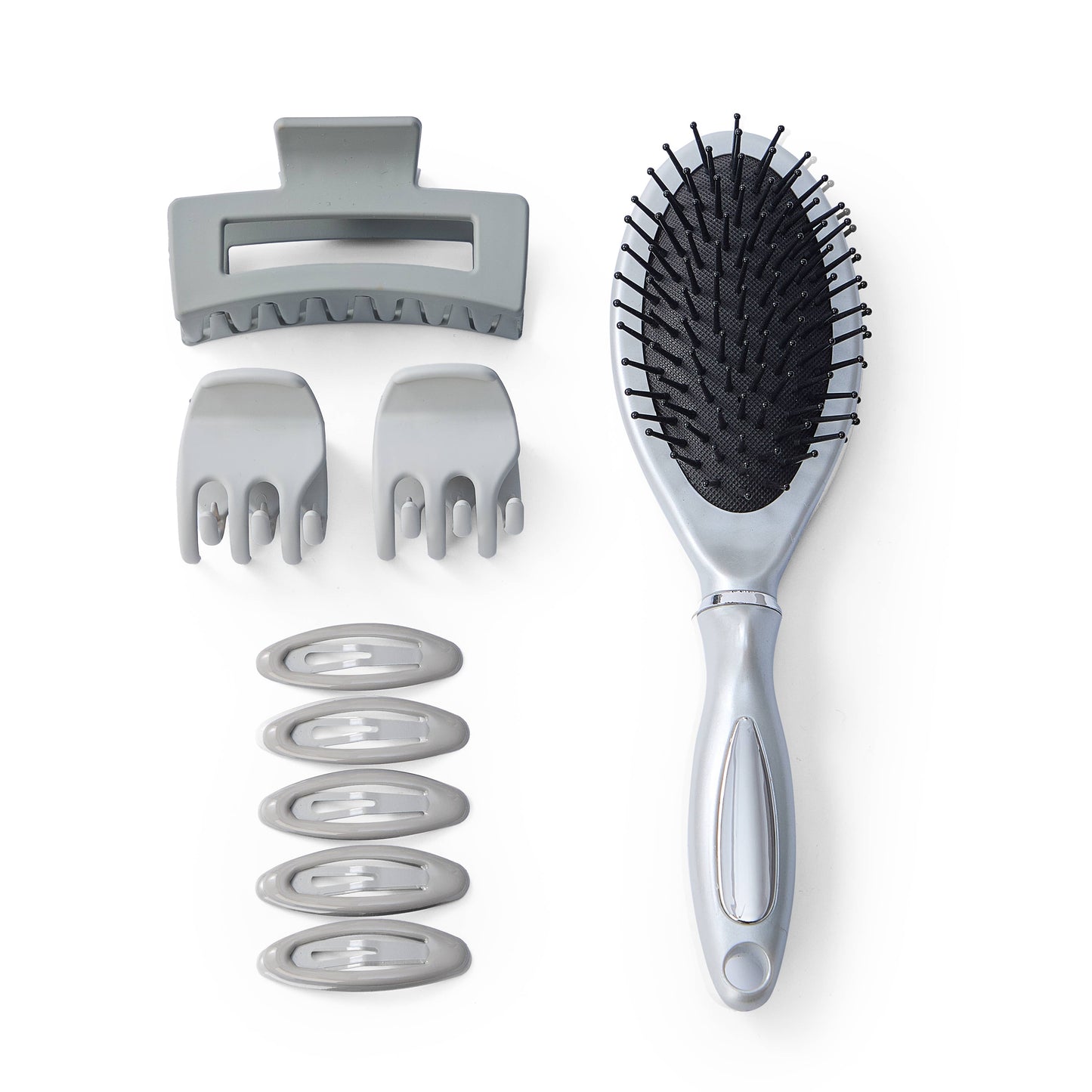 Jumbo Curve Clip Hair Set - Platinum/Iron