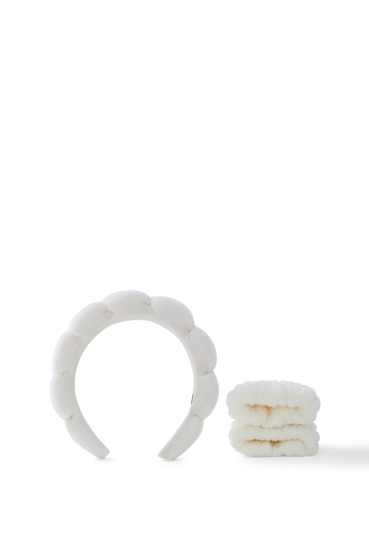 3 PC Freshen Up Head Band + Wrist Band - Soft Emerald