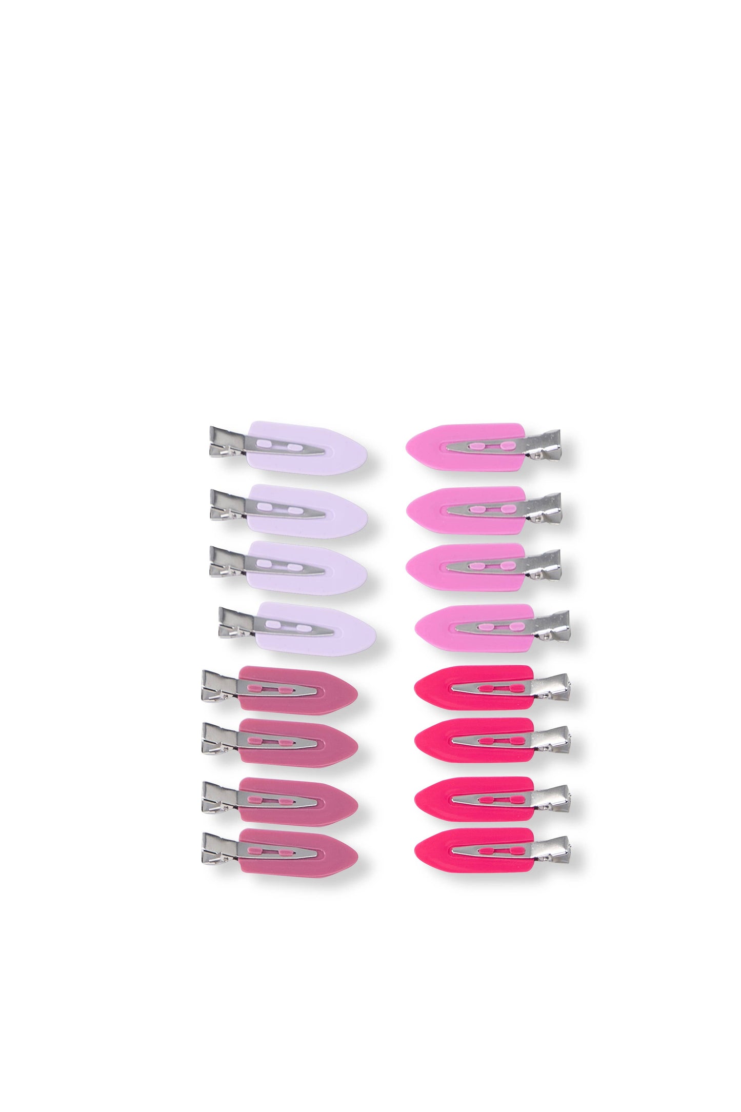 16 PC Creaseless Clips - Rose