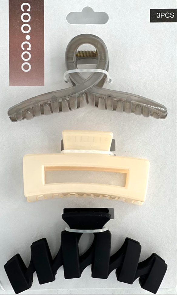 3 PC Assorted Claw - Steel