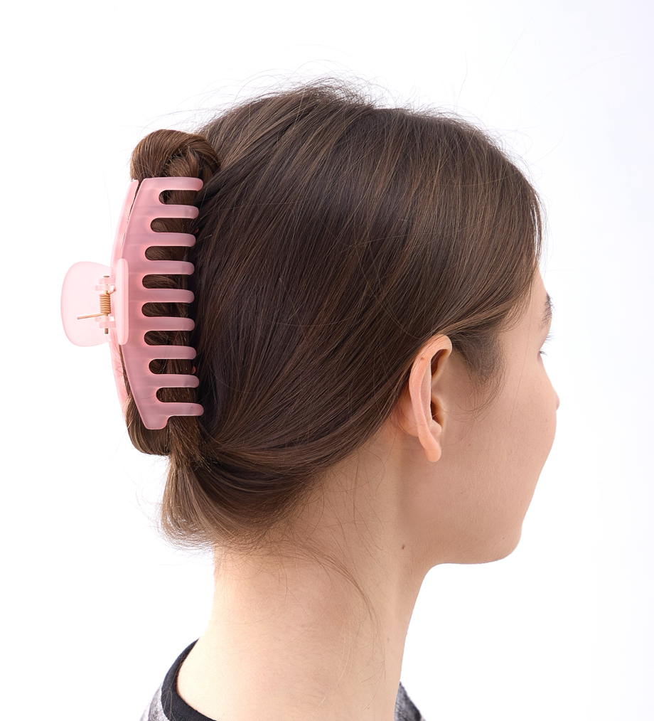 3 PC 'Chic' Trio Hair Claw Set - Cosmo Pink
