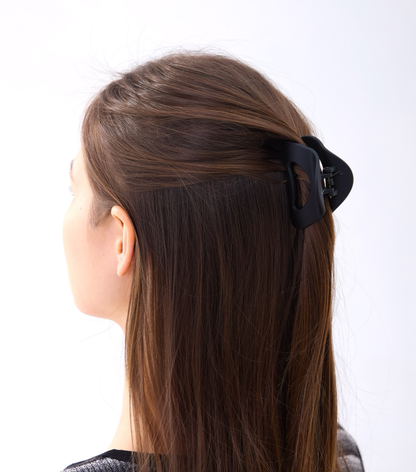 4 PC Assorted Hair Claw - Monochrome Black/White