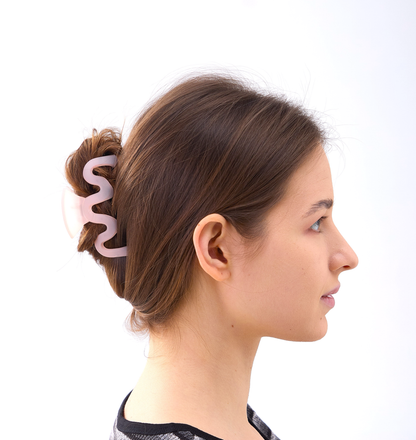 4 PC Butterfly Squiggle Claw - Bubblegum
