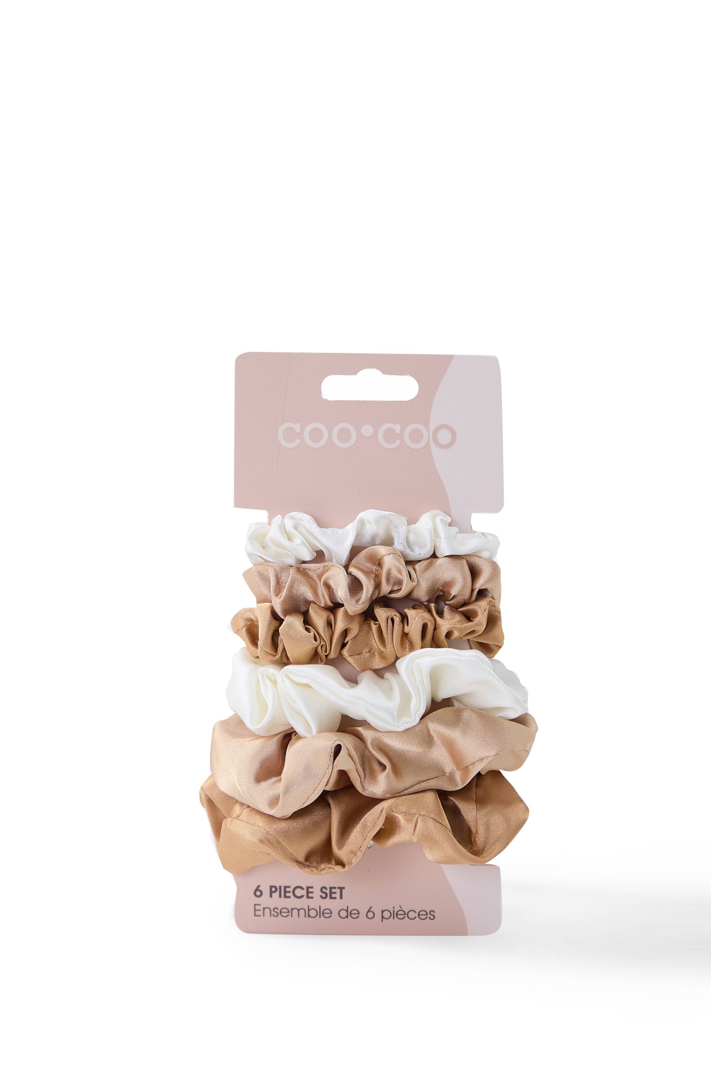 6 PC Satin Sleep Scrunchies - Terracotta