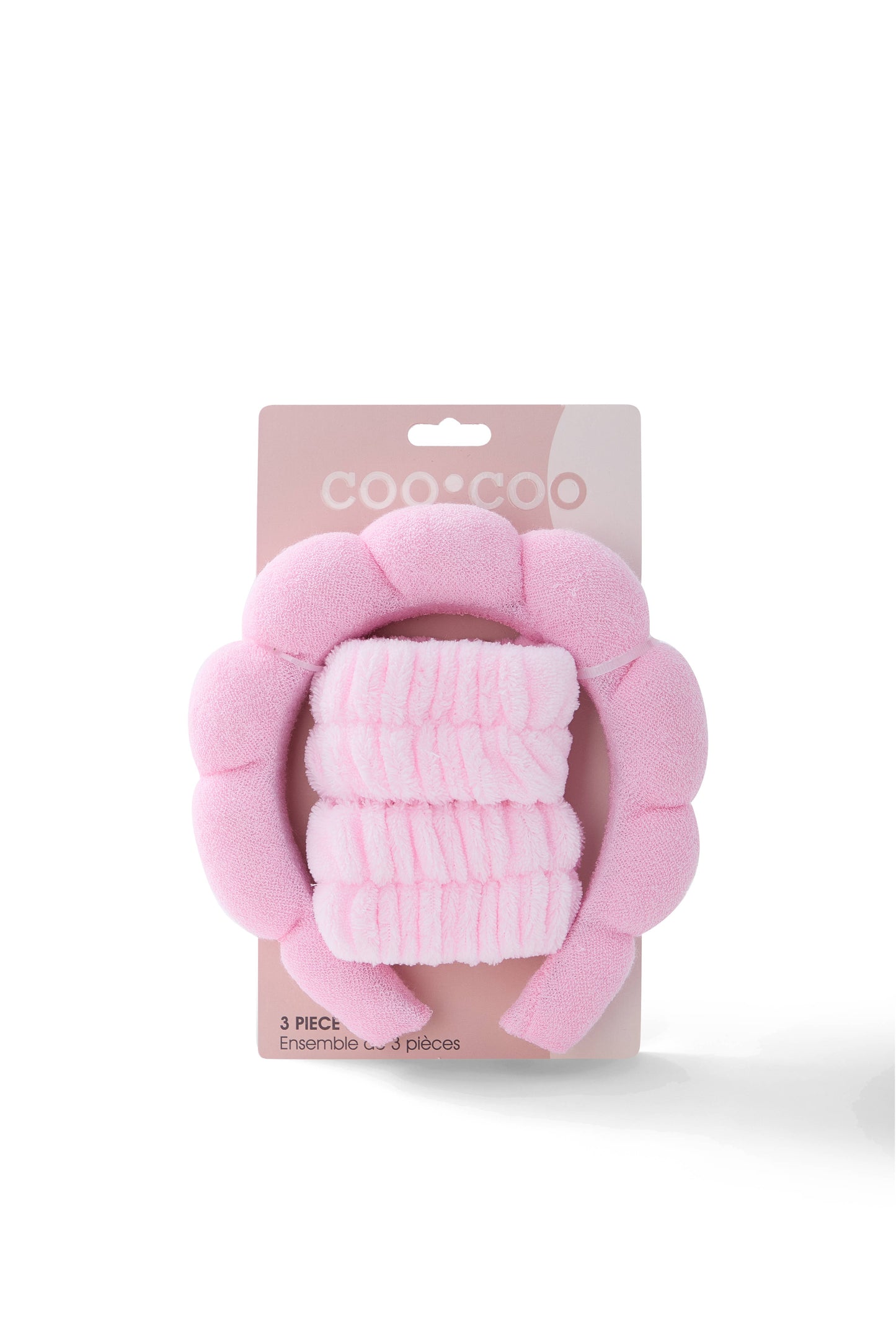 3 PC Freshen Up Head Band + Wrist Band - Bubble Gum