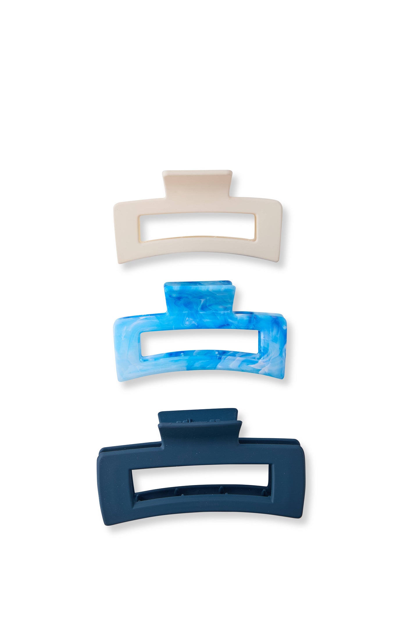 3 PC 'Acrylic Finish' Square Claws - Sea Bright