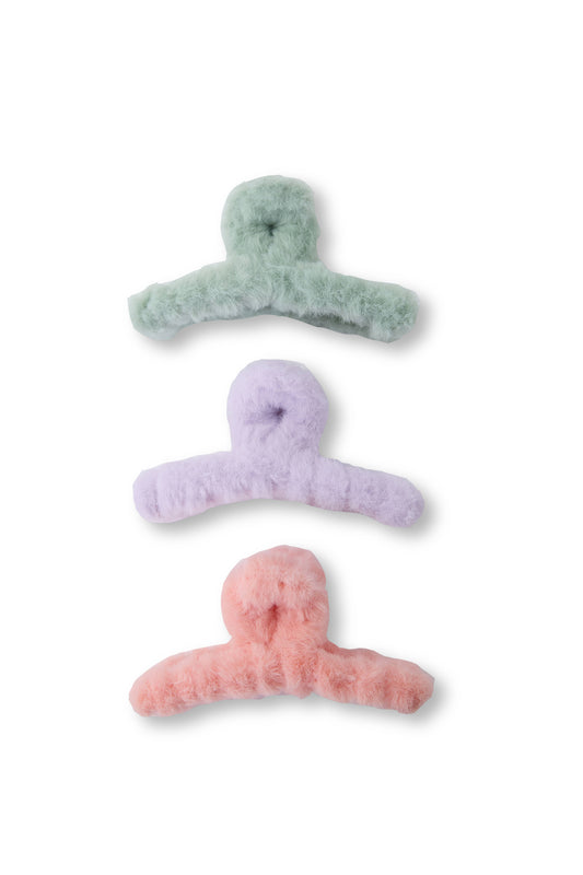 3 PC Fuzzy Claw - Tropical