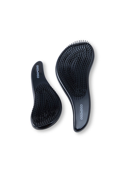 2 PC Palm De-Tangler Set - Jet Black