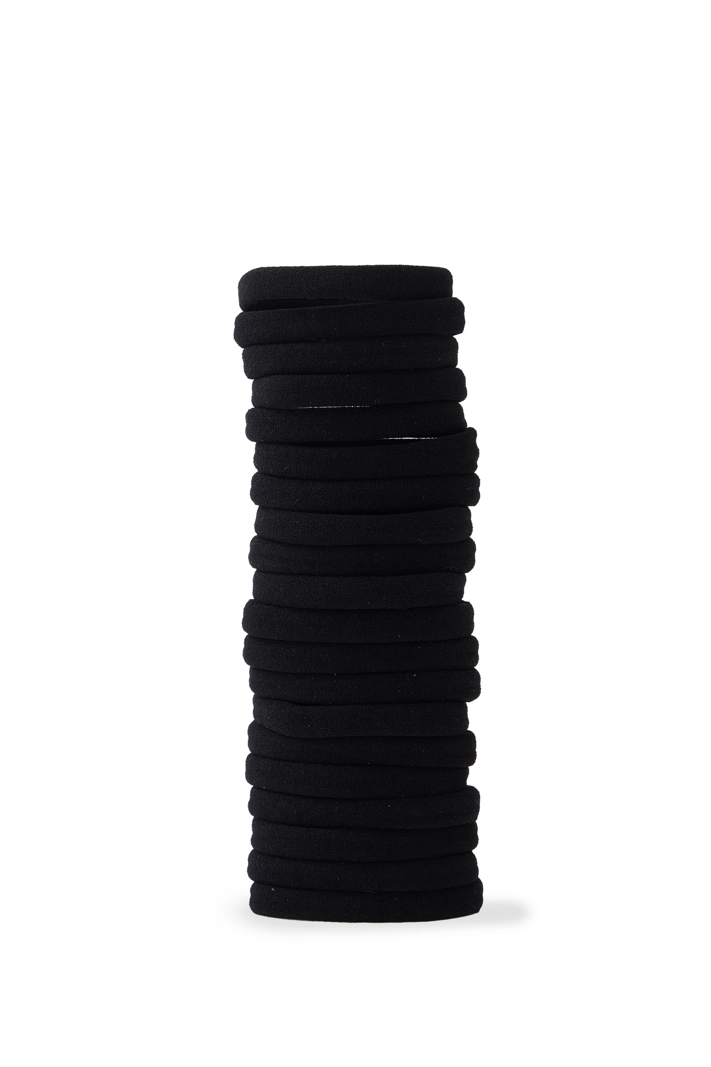 20 PC 'Fine Hold' Elastics - Black