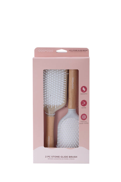 2 PC Stone Flexi-Brush Set - Earth & Oak