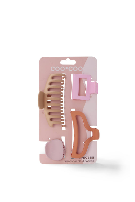 4 Claw Matte Assorted Size Pack - Red