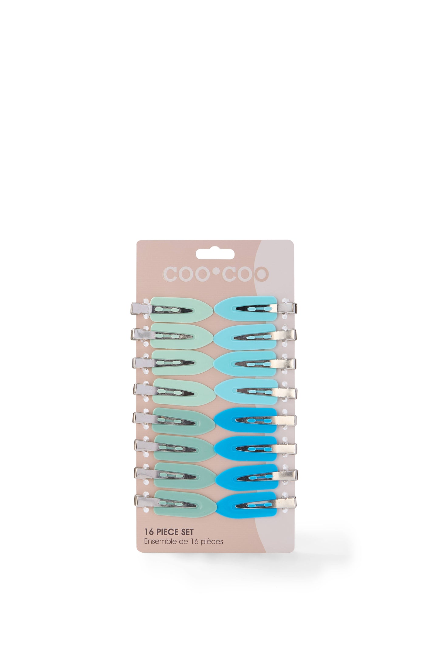 16 PC Creaseless Clips - Seafoam