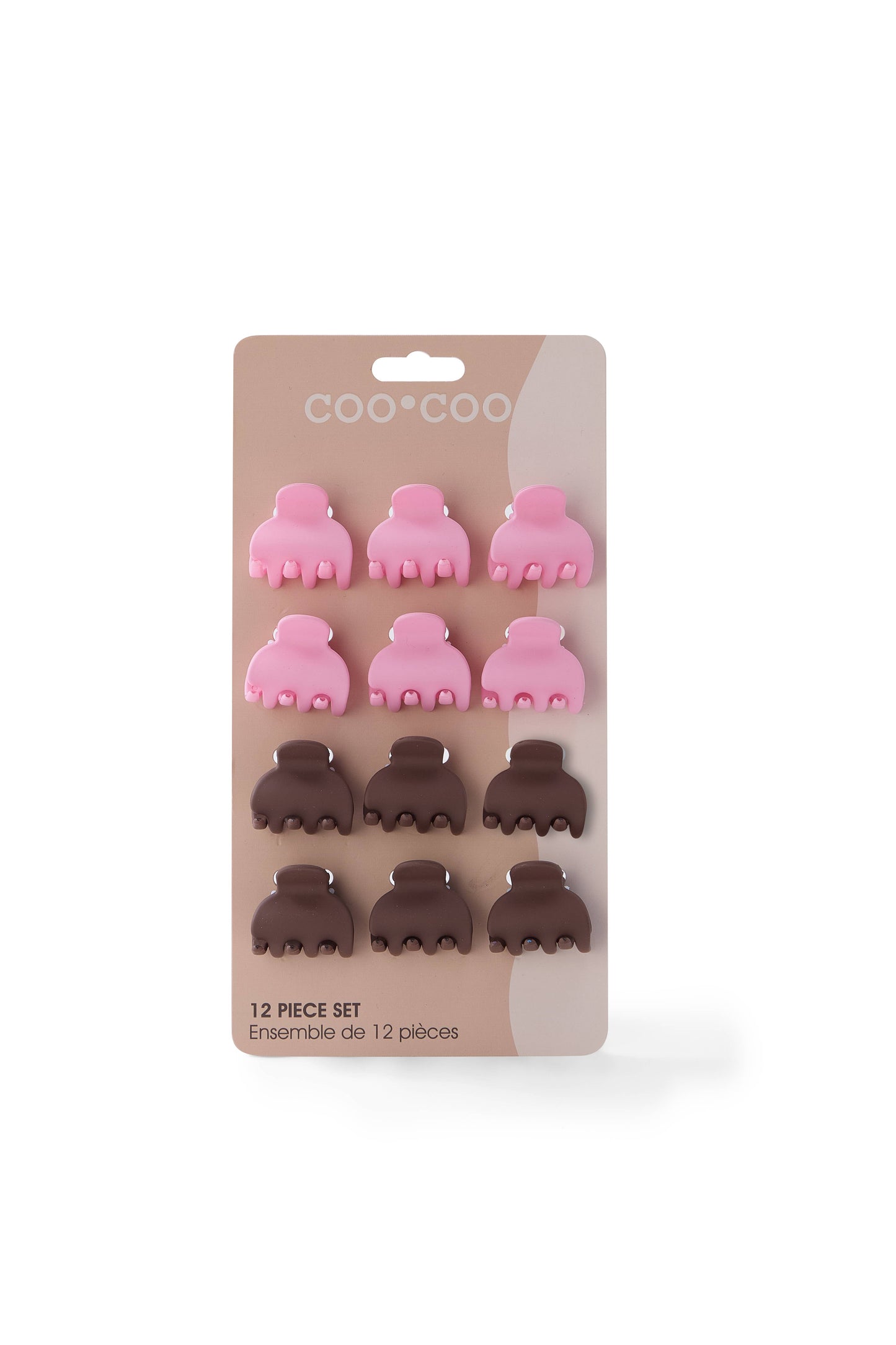 12 PC Mini Hold Clips - Terracotta