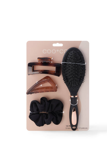 Jumbo Curve Cord Hair Set - Tortoise