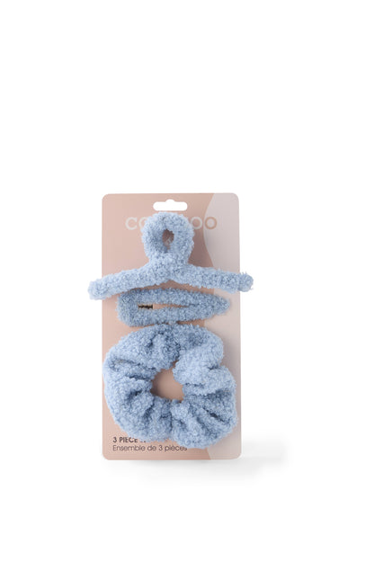 3 PC Plush Set - Baby Blue