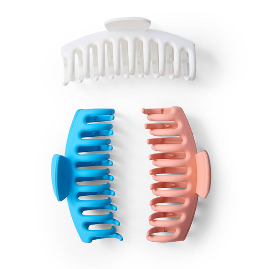 3 PC Jumbo Classic Claw - Cotton Candy Mix