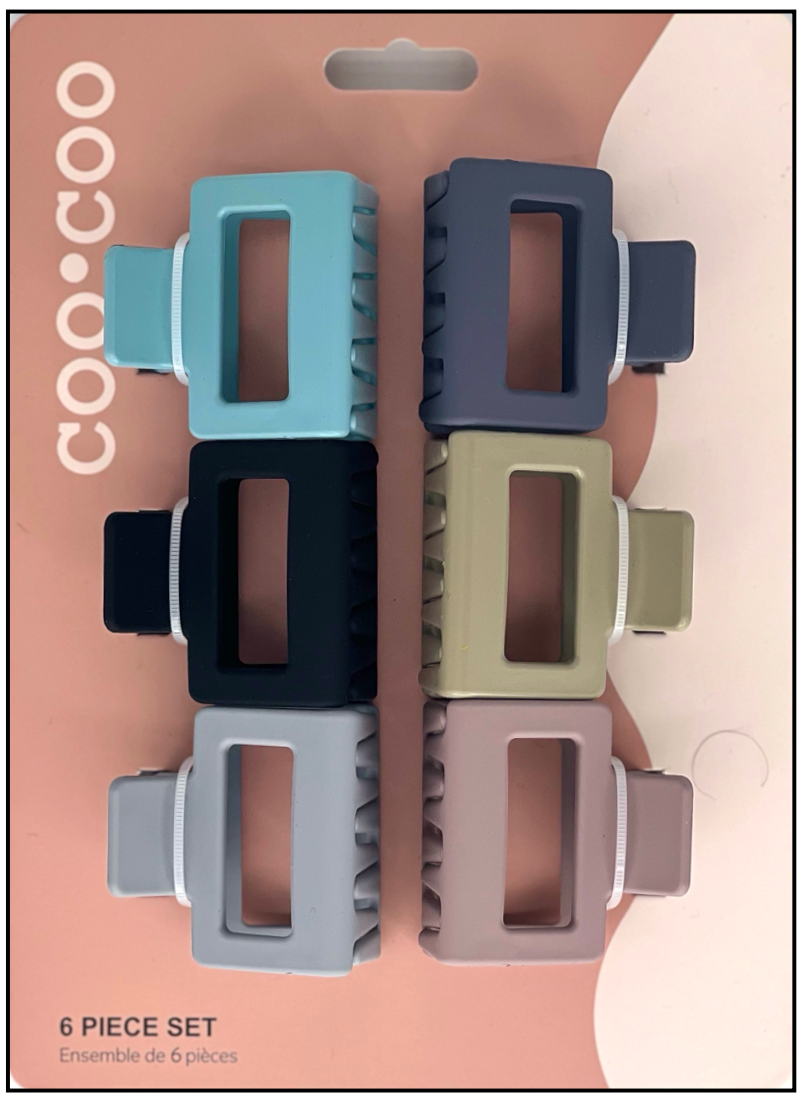 6 PC Square Claw - Matte