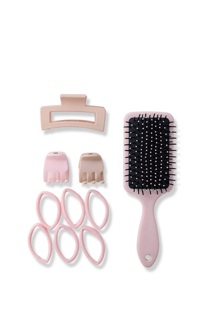 Jumbo Square Hair Set - Bubblegum