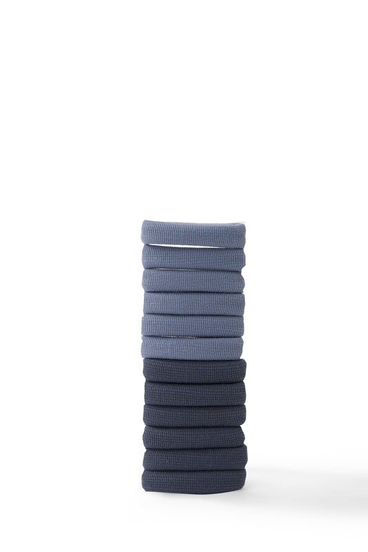 12 PC 'Thick Hold' Elastics - Steel